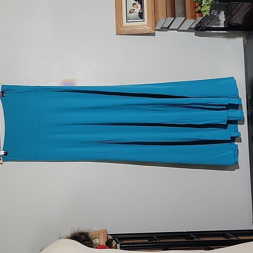 LLR Maxi Skirt Stretchy Turquoise XS